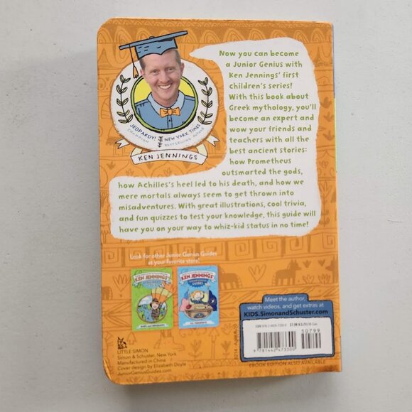 Greek Mythology Ken Jennings’ Junior Genius Guides Paperback Trivia Book 9781442 - Picture 2 of 8